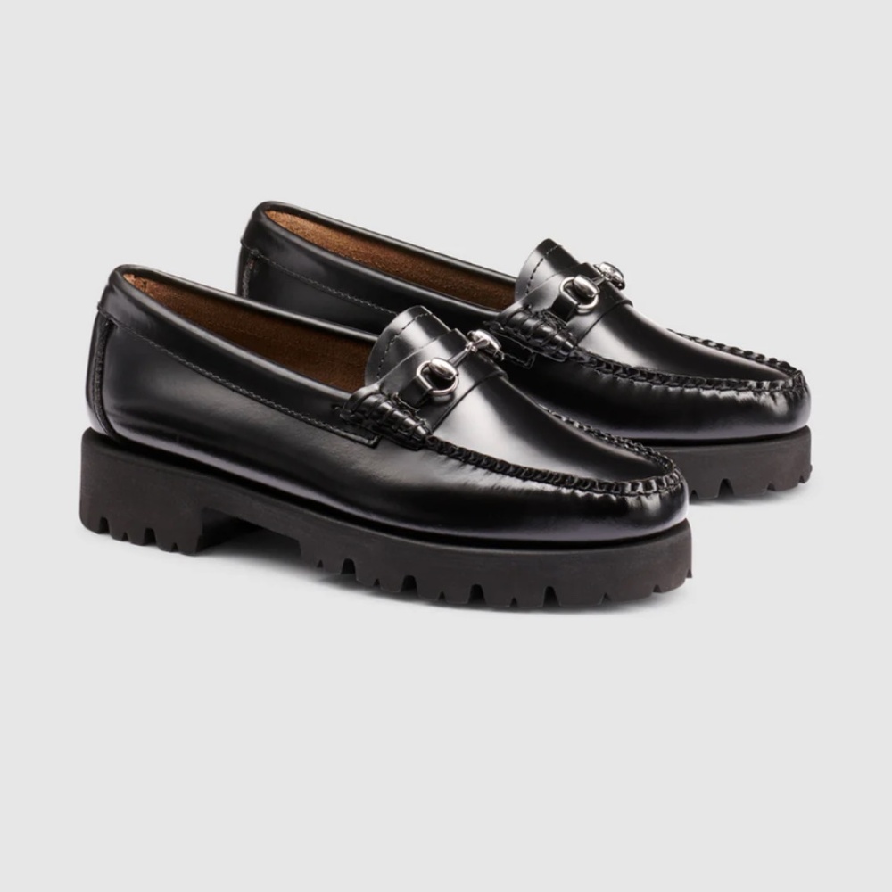 G.H. BASS AND CO WOMENS LIANNA BIT SUPER LUG WEEJUNS LOAFER SIZE 9 NWOT